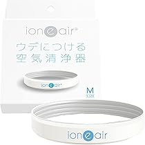 イオニアバンド  ホワイト 2個セット Mサイズ ウデにつける空気清浄器 イオニアバンド｜【公式】イオニアシリーズ（ion“e”air）